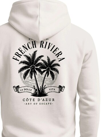 Neverless Sweatshirt 'French Riviera' in Beige