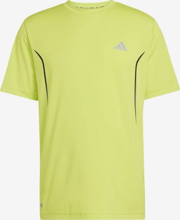 ADIDAS PERFORMANCE Performance shirt 'Tech Apparel' in Yellow: front