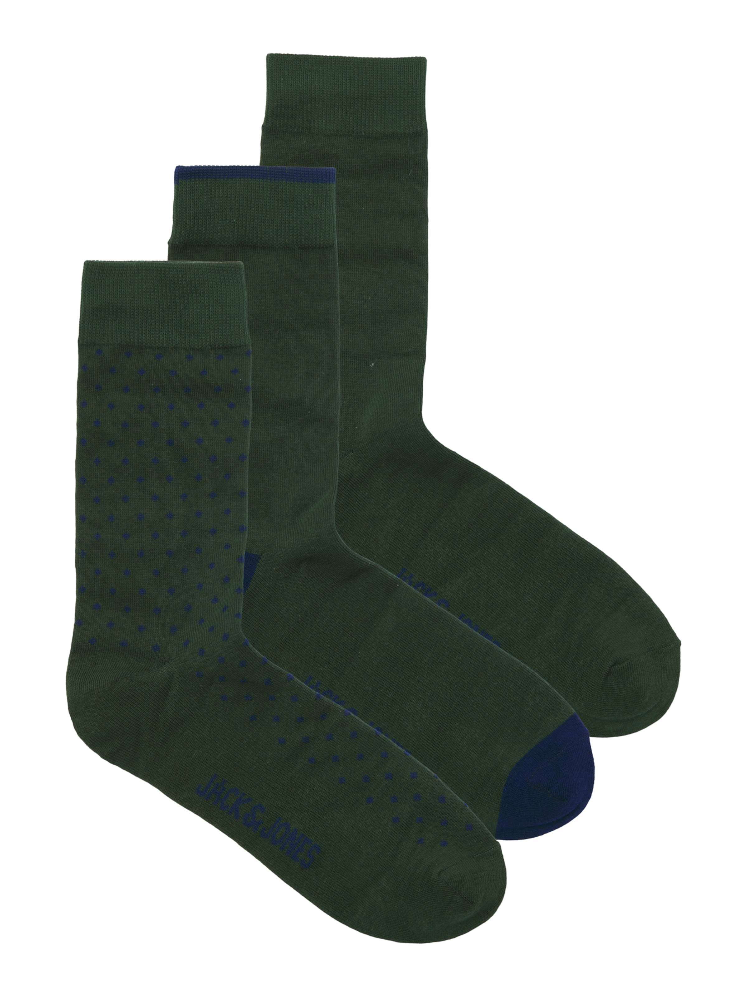 Șosete de la JACK & JONES pe verde: față