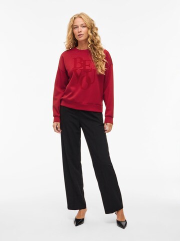 Sweat-shirt 'VIReflect' VILA en rouge