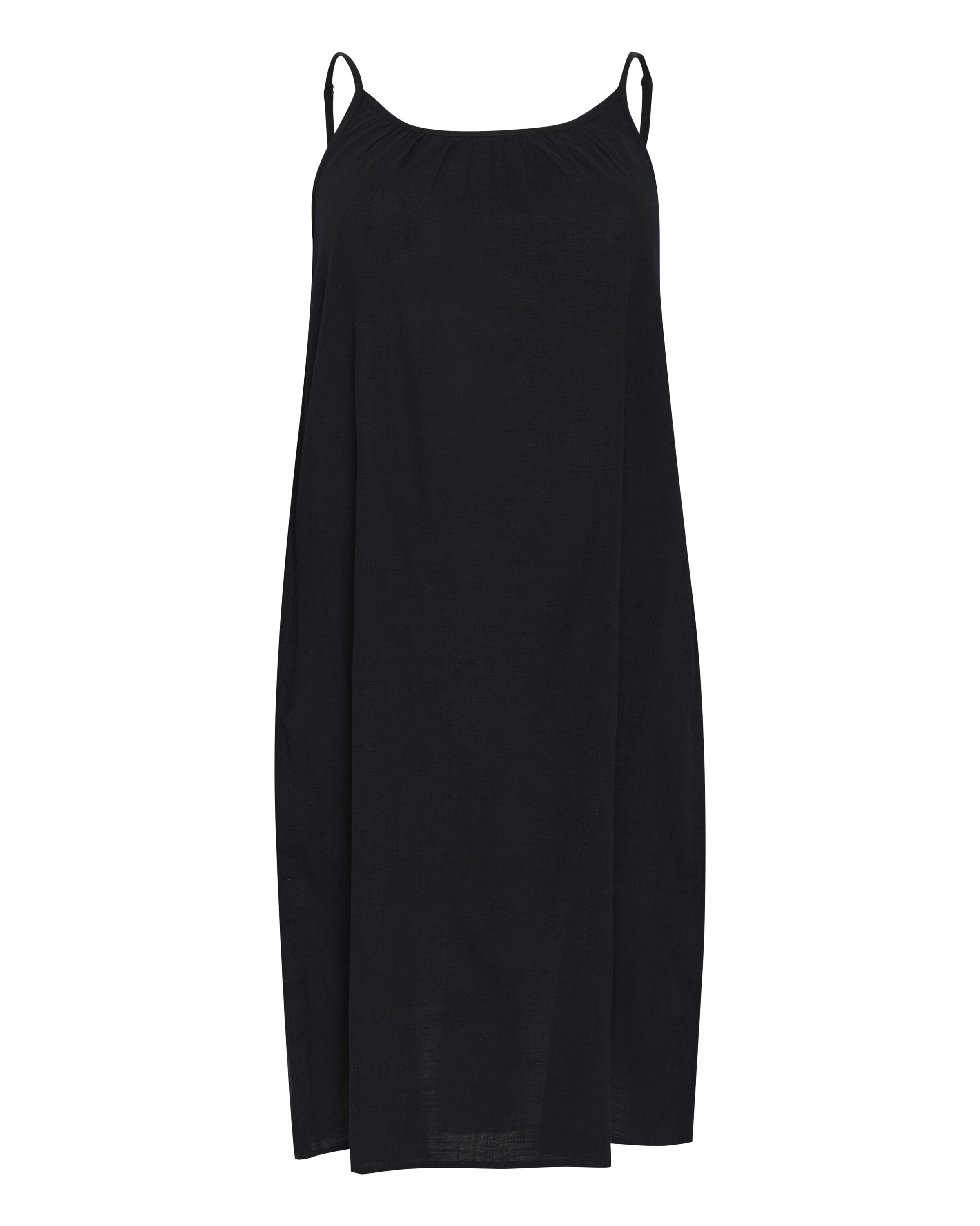 KAFFE CURVE Kleid 'Paula' in Schwarz: Vorderseite