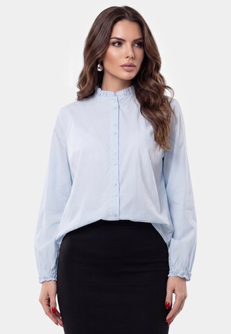 faina Blouse in Blue: front