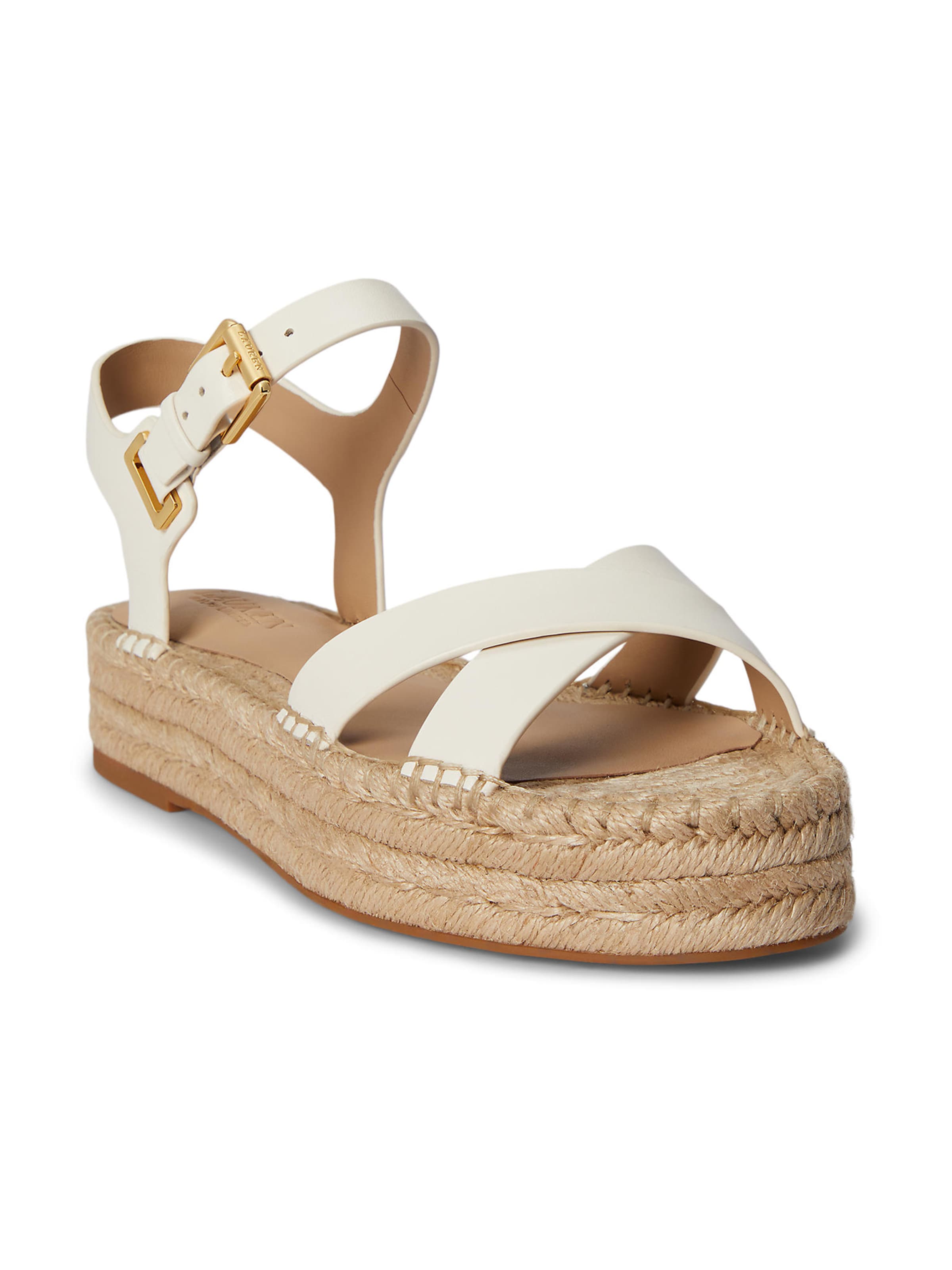 Lauren Ralph LaurenSandale 'EMERYN' - bijela boja: prednji dio