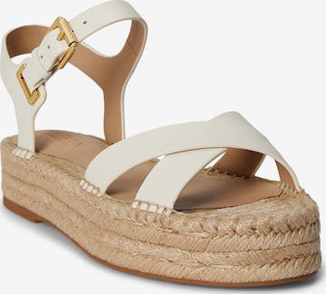 Lauren Ralph LaurenSandale 'EMERYN' - bijela boja: prednji dio