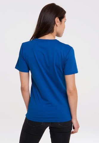 LOGOSHIRT T-Shirt 'Sesamstraße - Krümelmonster' in Blau