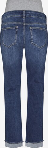 MAMALICIOUS Regular Jeans 'VELUA' in Blau