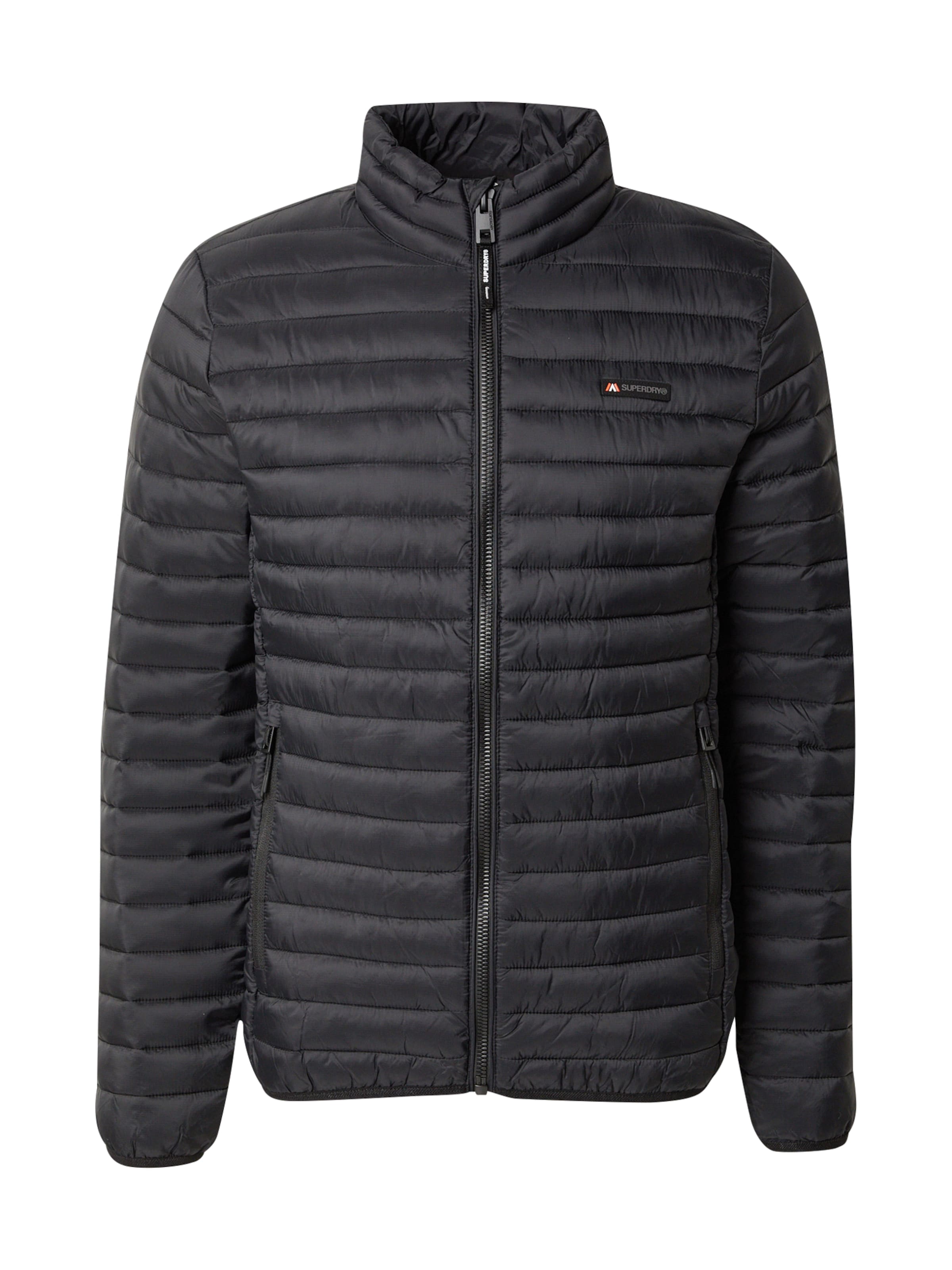 Superdry Vinterjakke 'Fuji' i sort: forside