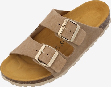 Palado Pantolette 'Palado Korfu Suede Premium Leather' in Beige: Vorderseite