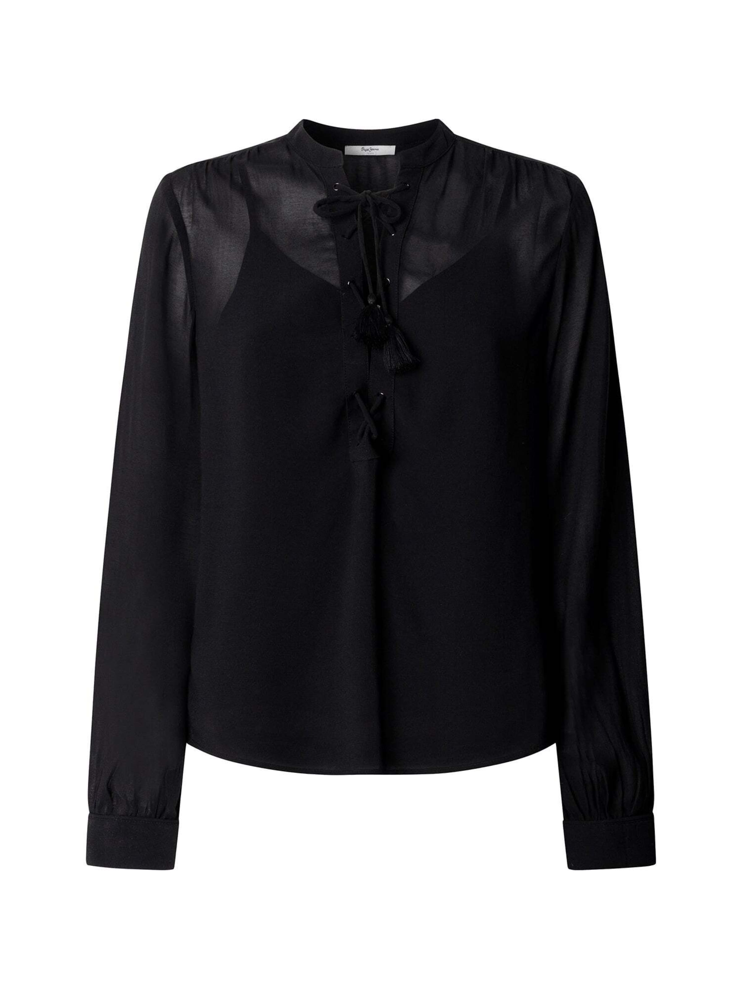 Camicia da donna 'Julianna' di Pepe Jeans in nero: frontale