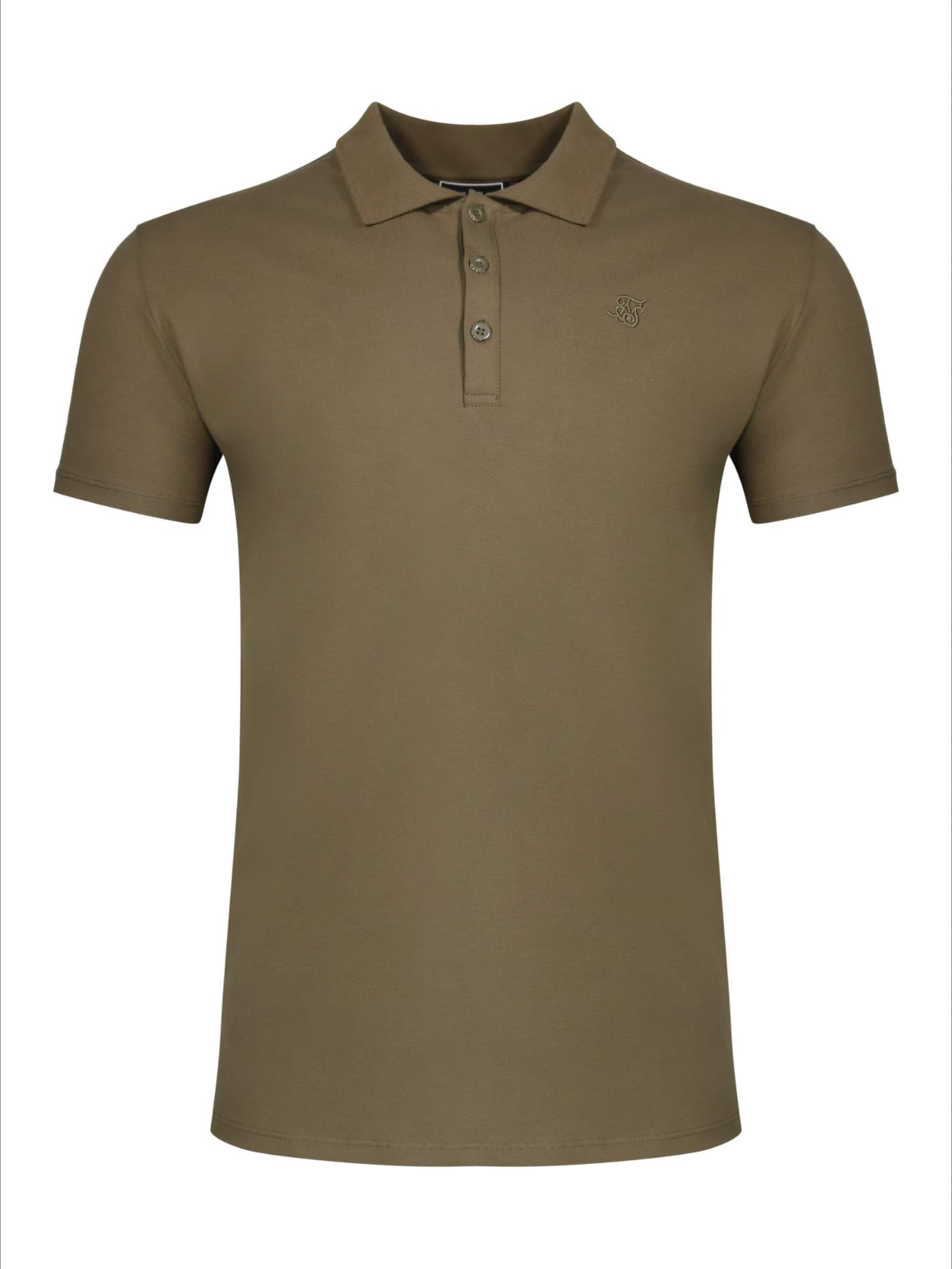 SikSilk T-Shirt en olive, Vue avec produit