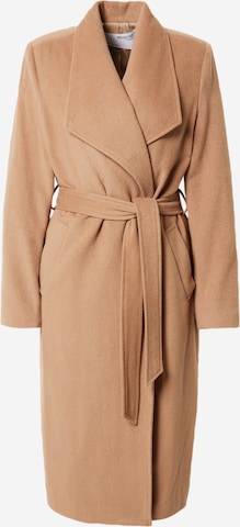 SELECTED FEMME Between-Seasons Coat 'ROSE' in Brown: front