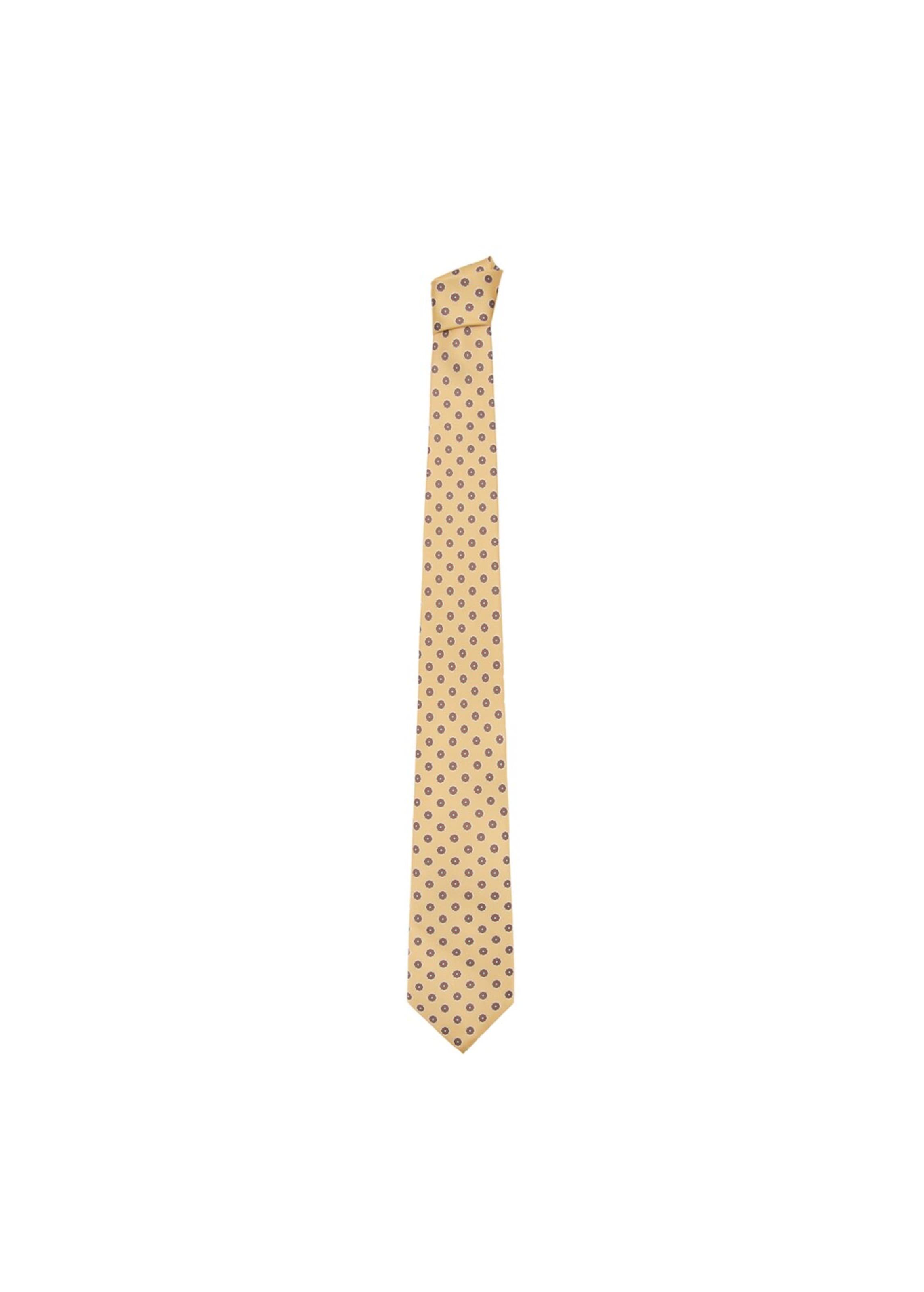 MANGO MAN Tie 'Retro' in Yellow: front