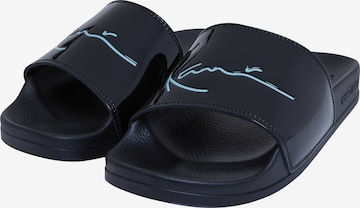 Karl Kani Mules in Black: front