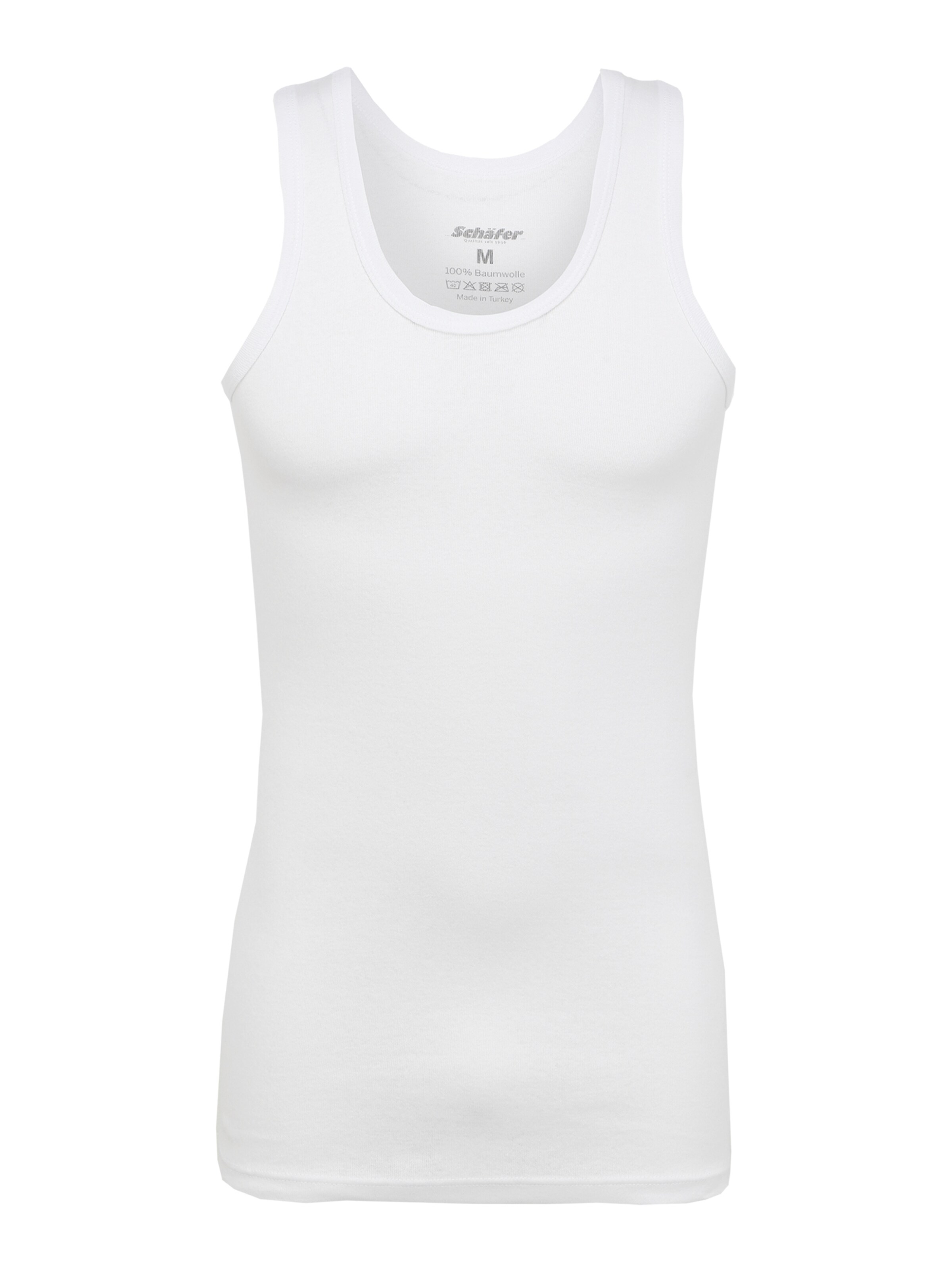Albert Schäfer Undershirt in White: front