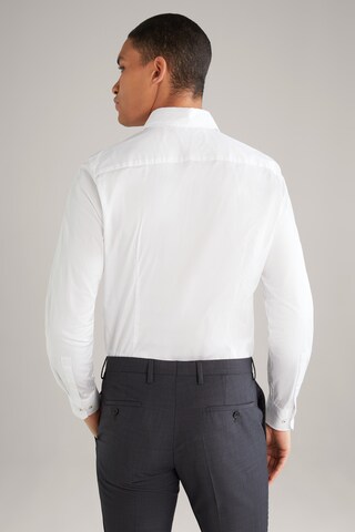Slim fit Camicia business 'Pai' di JOOP! in bianco