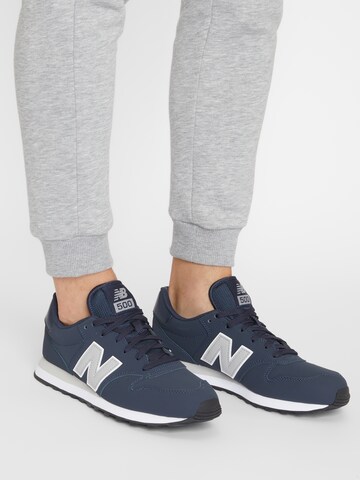 Baskets basses '500' new balance en bleu