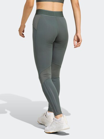 ADIDAS PERFORMANCE Skinny Fit Спортен панталон 'HYG SHN' в зелено