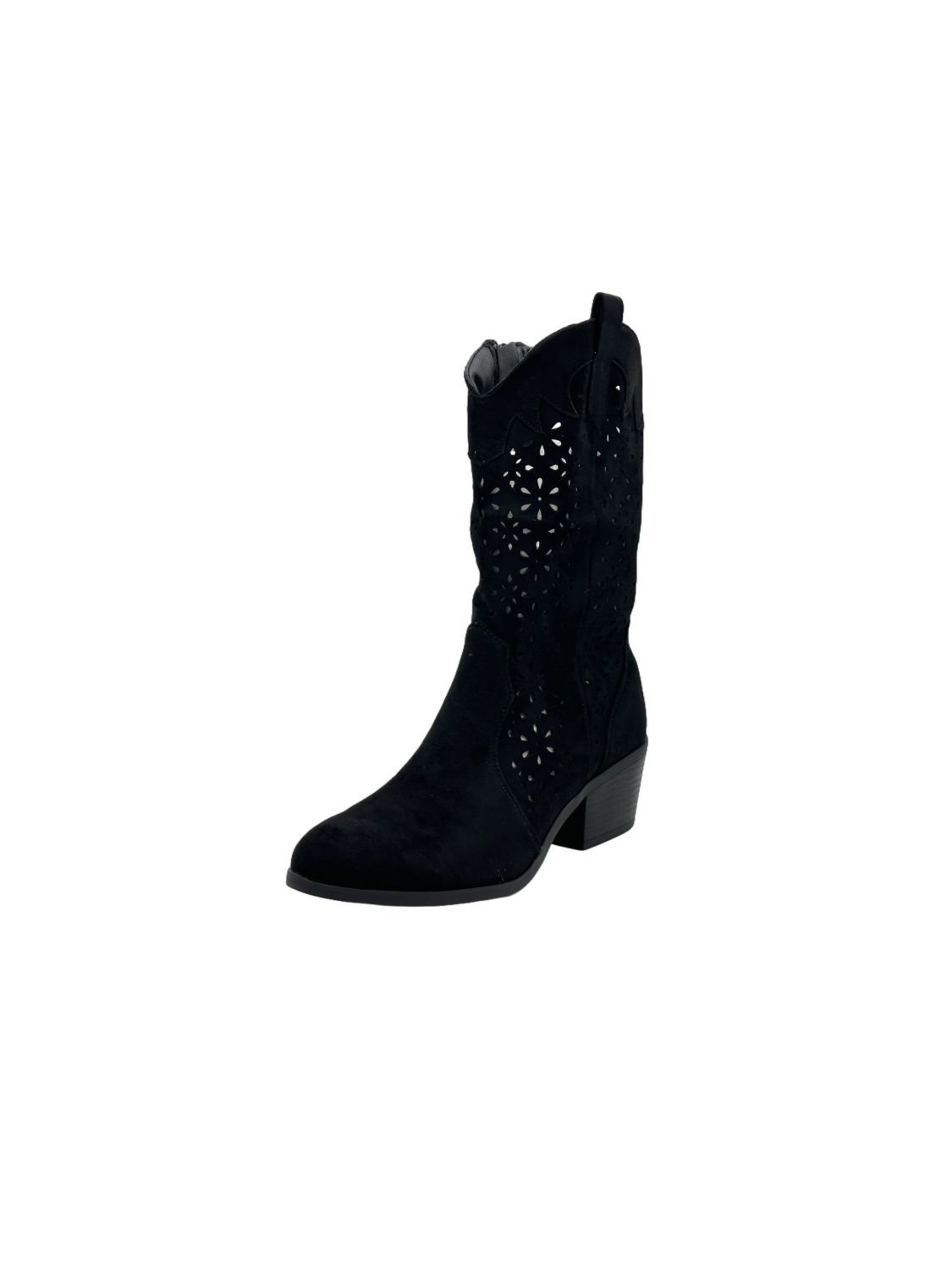 Nowaland Ankle Boots‌‌‌‌‌‌‌ in Schwarz: Vorderseite