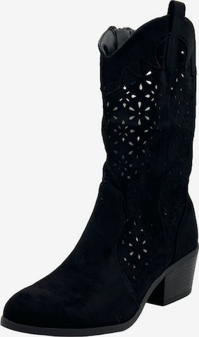 Nowaland Ankle Boots in Schwarz: Vorderseite