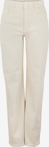 PIECES Wide leg Jeans 'Holly' in White: front