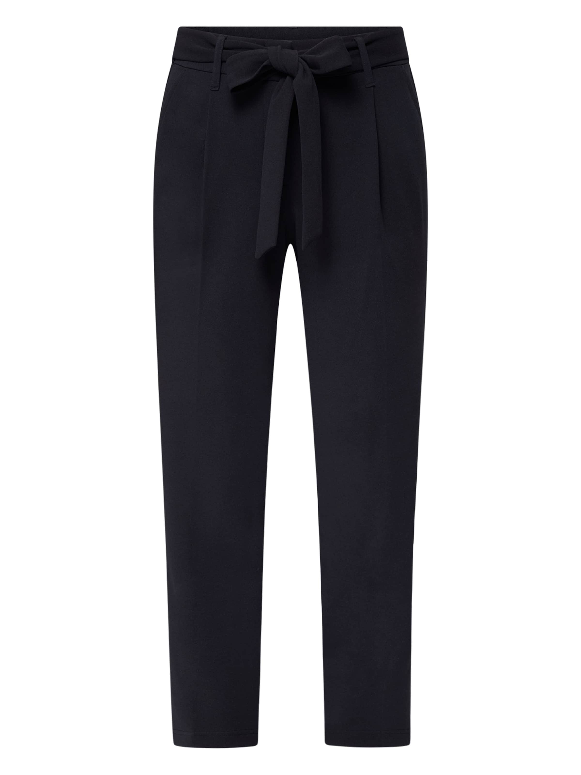 Skinny Pantaloni con pieghe di zero in blu: frontale