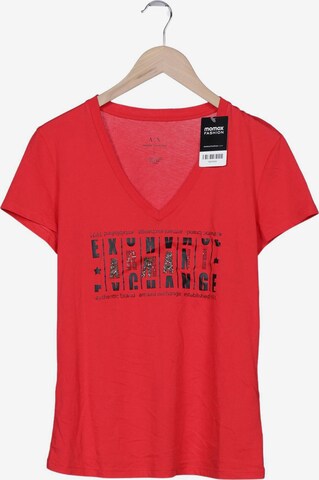 ARMANI EXCHANGE T-Shirt L in Rot: predná strana