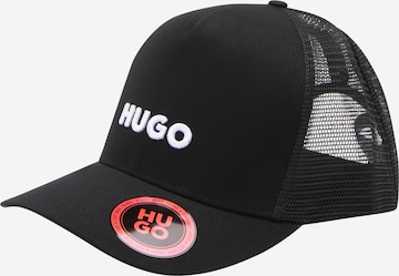 HUGO Cap 'Marsel' in Schwarz: Vorderseite