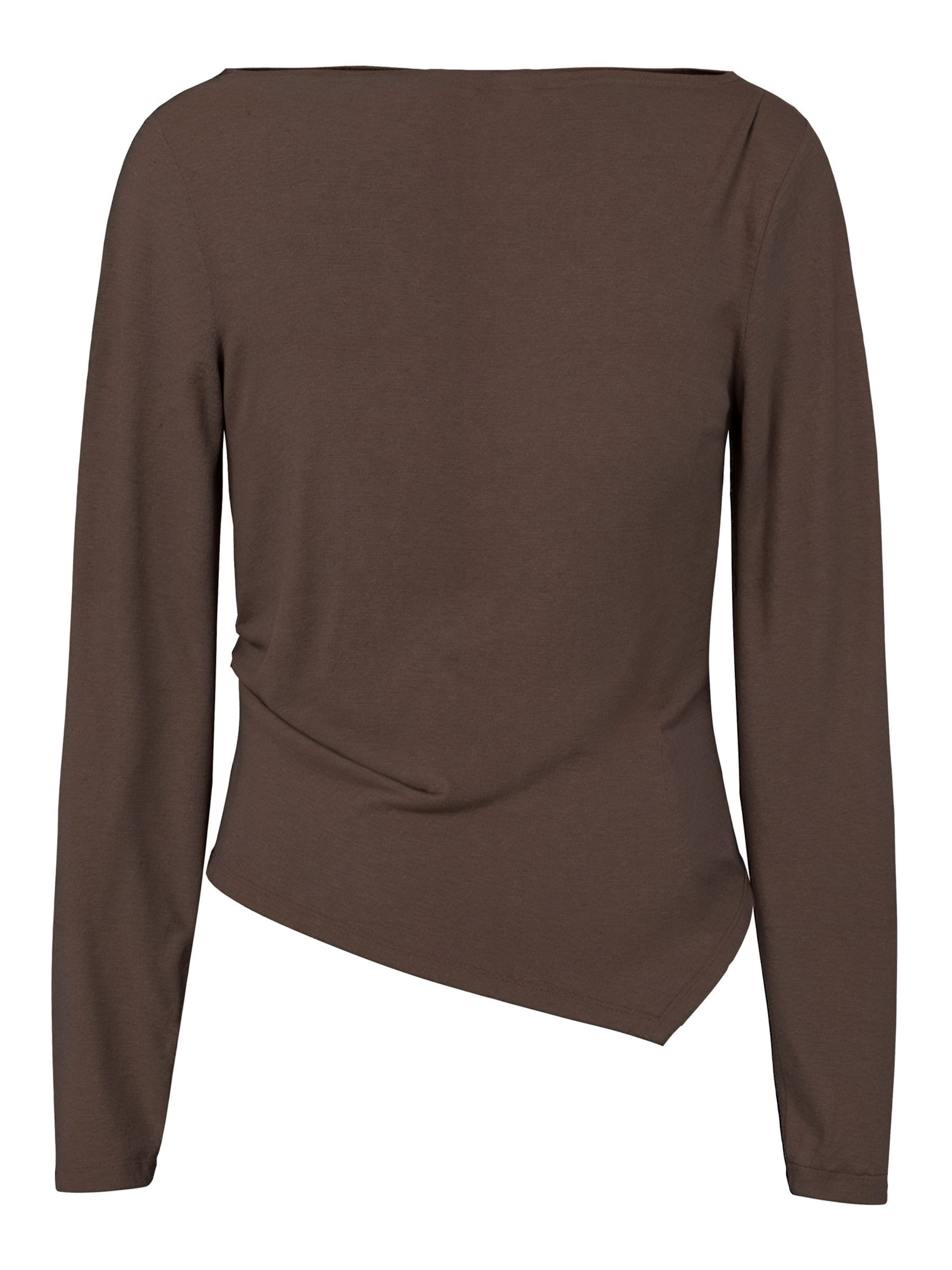 PIECES Shirt 'PCSirene' in Braun: Vorderseite