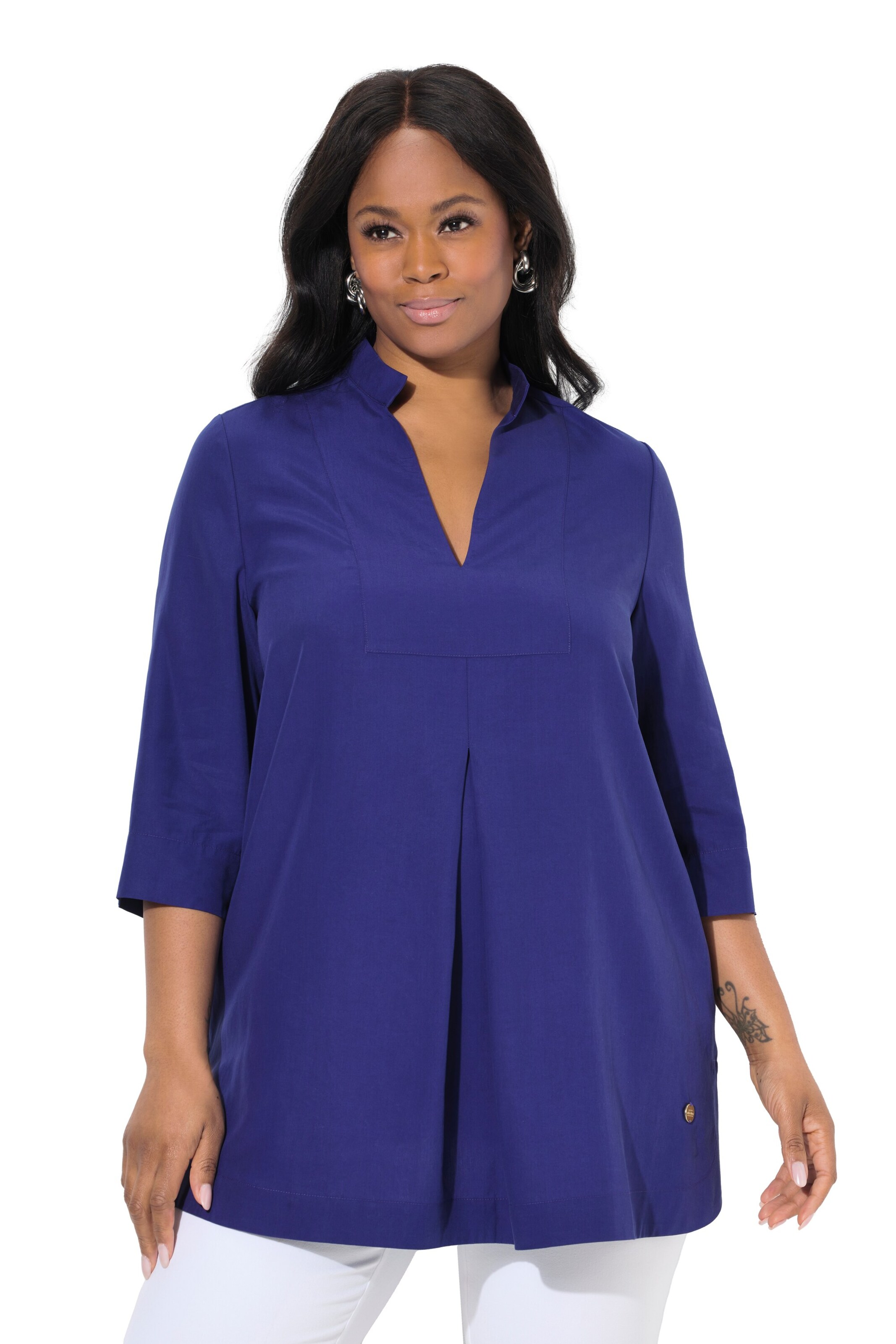 Ulla Popken Tunika in Blau: Vorderseite