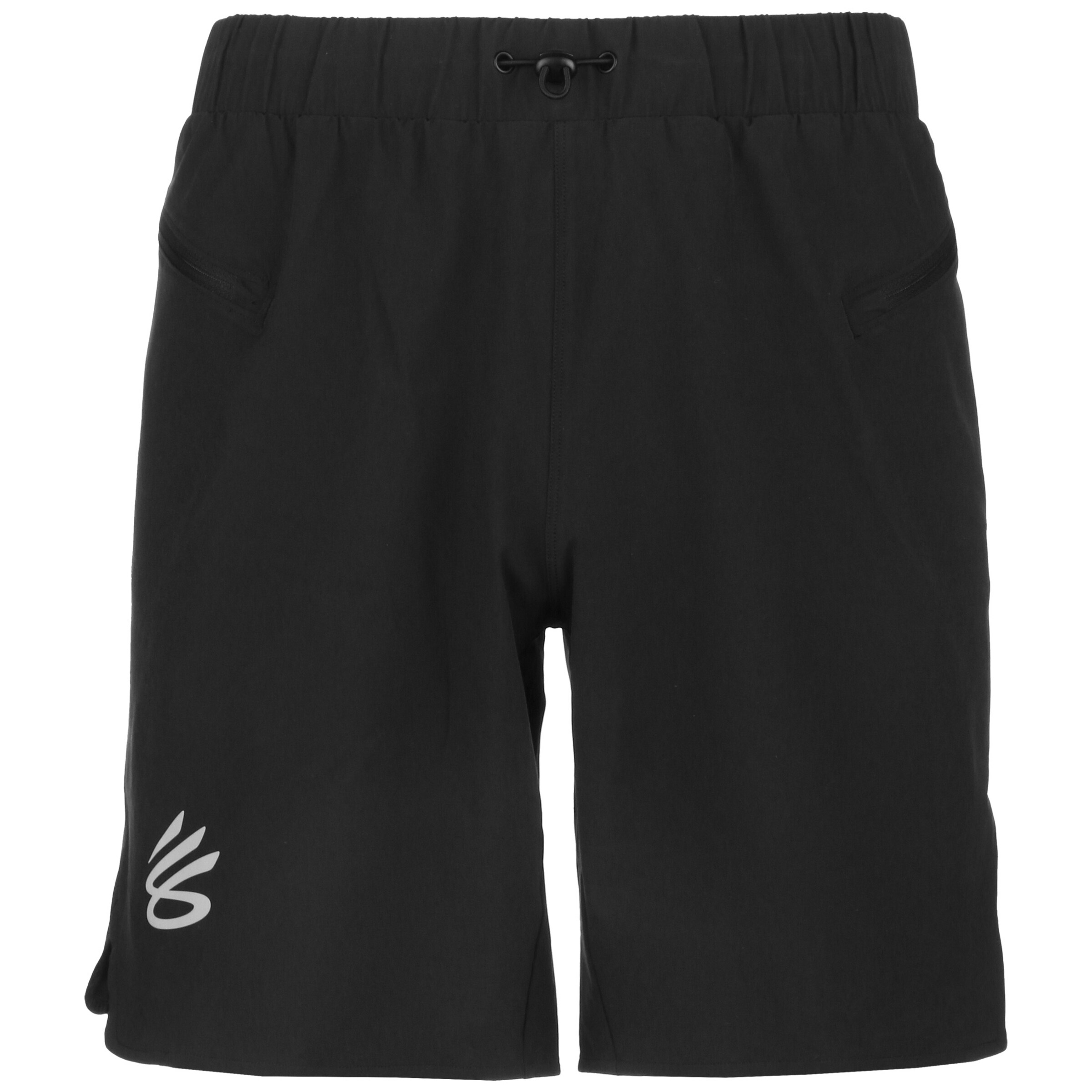 UNDER ARMOUR Regular Sports trousers 'Curry' in Black: front