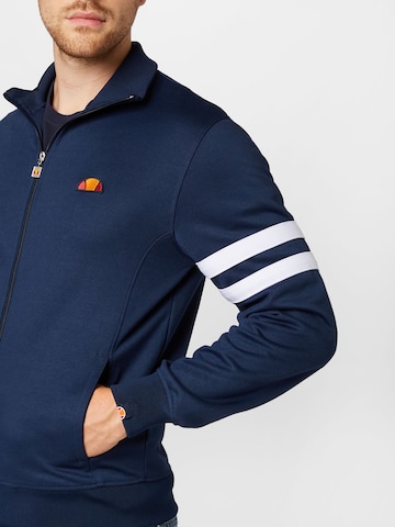 ELLESSE Zip-Up Hoodie 'Roma' in Blue