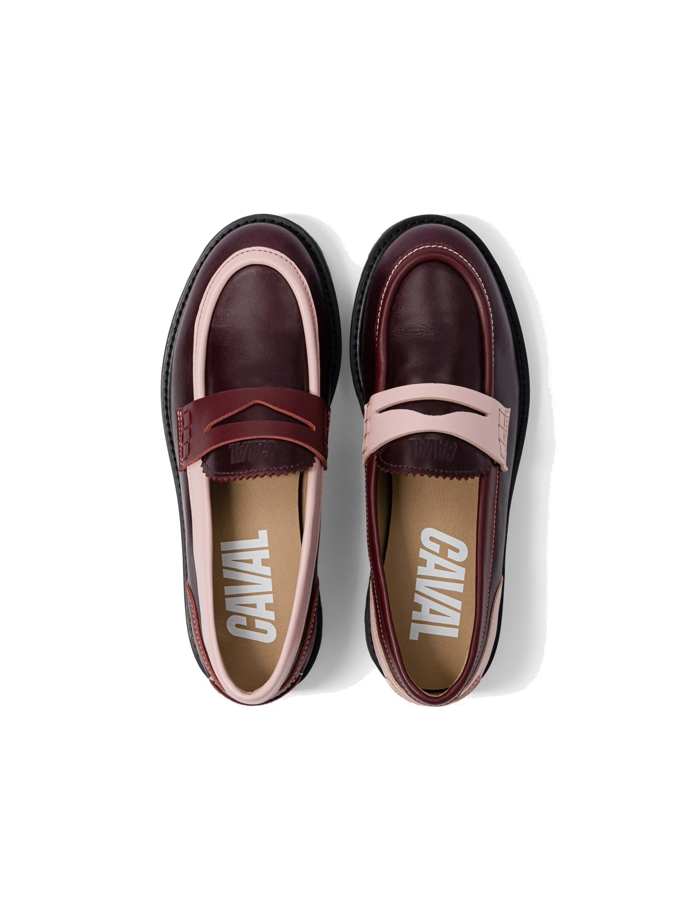 Caval - Mocassins ' TAILOR ' em vermelho