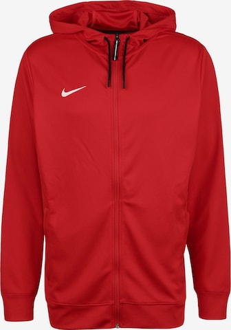 Vestes d’entraînement NIKE en rouge : devant