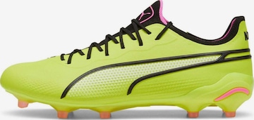 PUMA Soccer shoe 'Puma King Ultimate FG AG' in Green: front