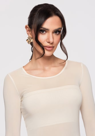 Ombre Shirt in Beige