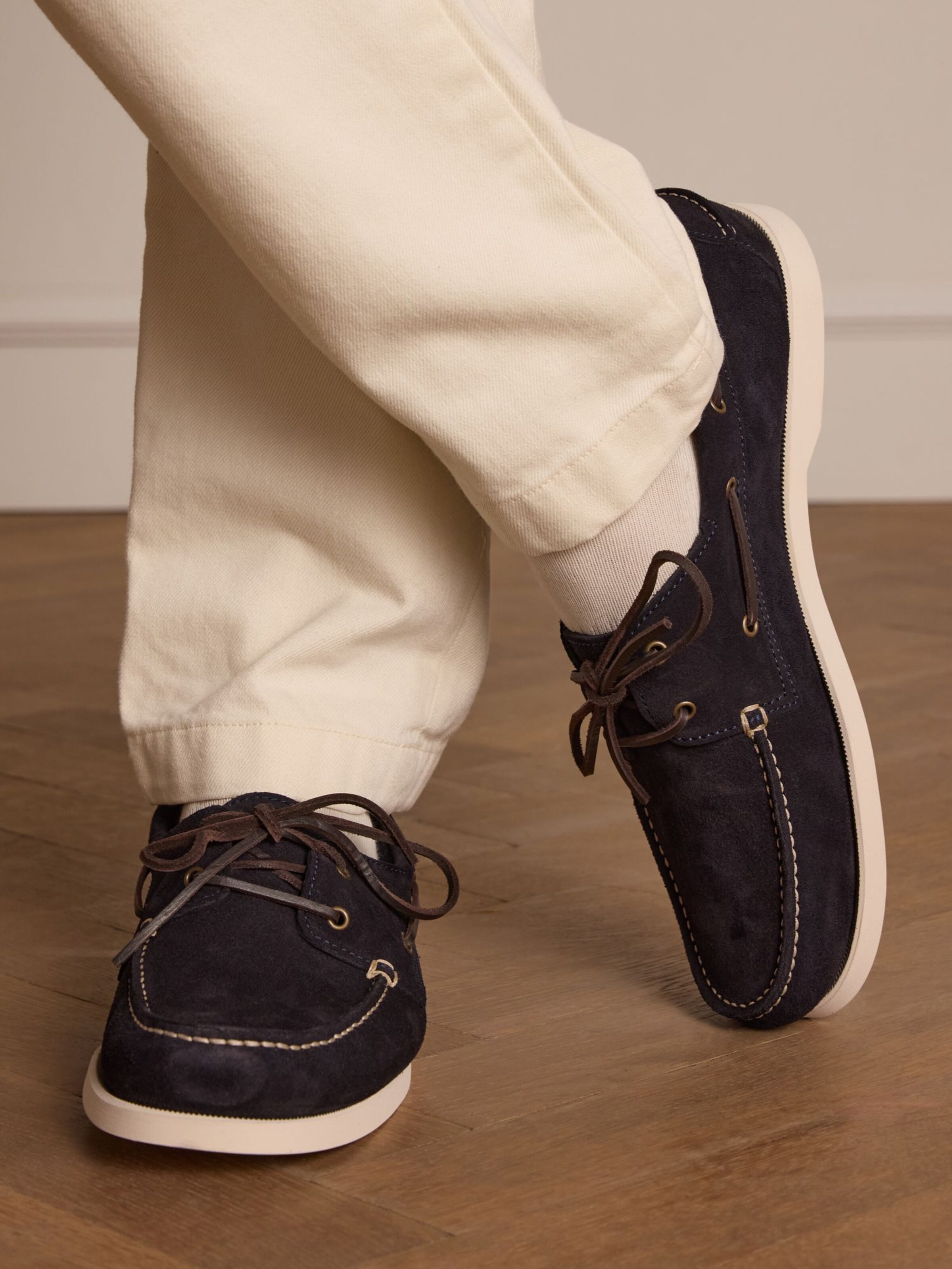 Mocassin MANFIELD en bleu