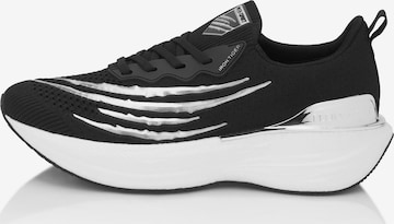 Plein Sport - Sapatilhas baixas 'Tiger' em preto: frente