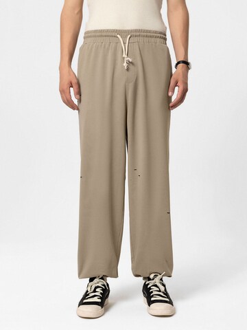Loosefit Pantaloni 'Guadeloupe' di VAMOS CLO in beige: frontale
