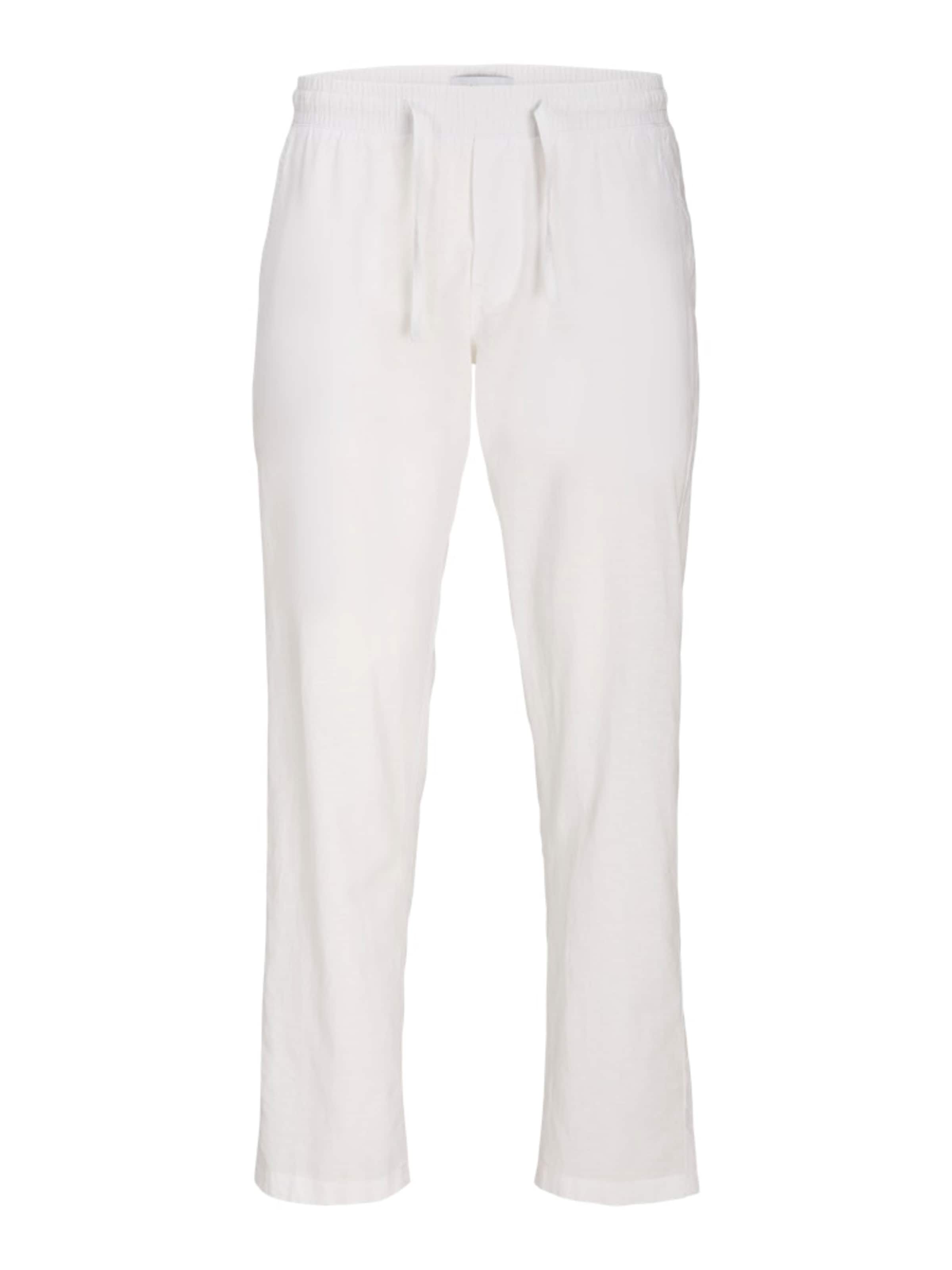 JACK &amp; JONES Loose fit Trousers &#x27;JPSTKane JJSummer&#x27; in White: front