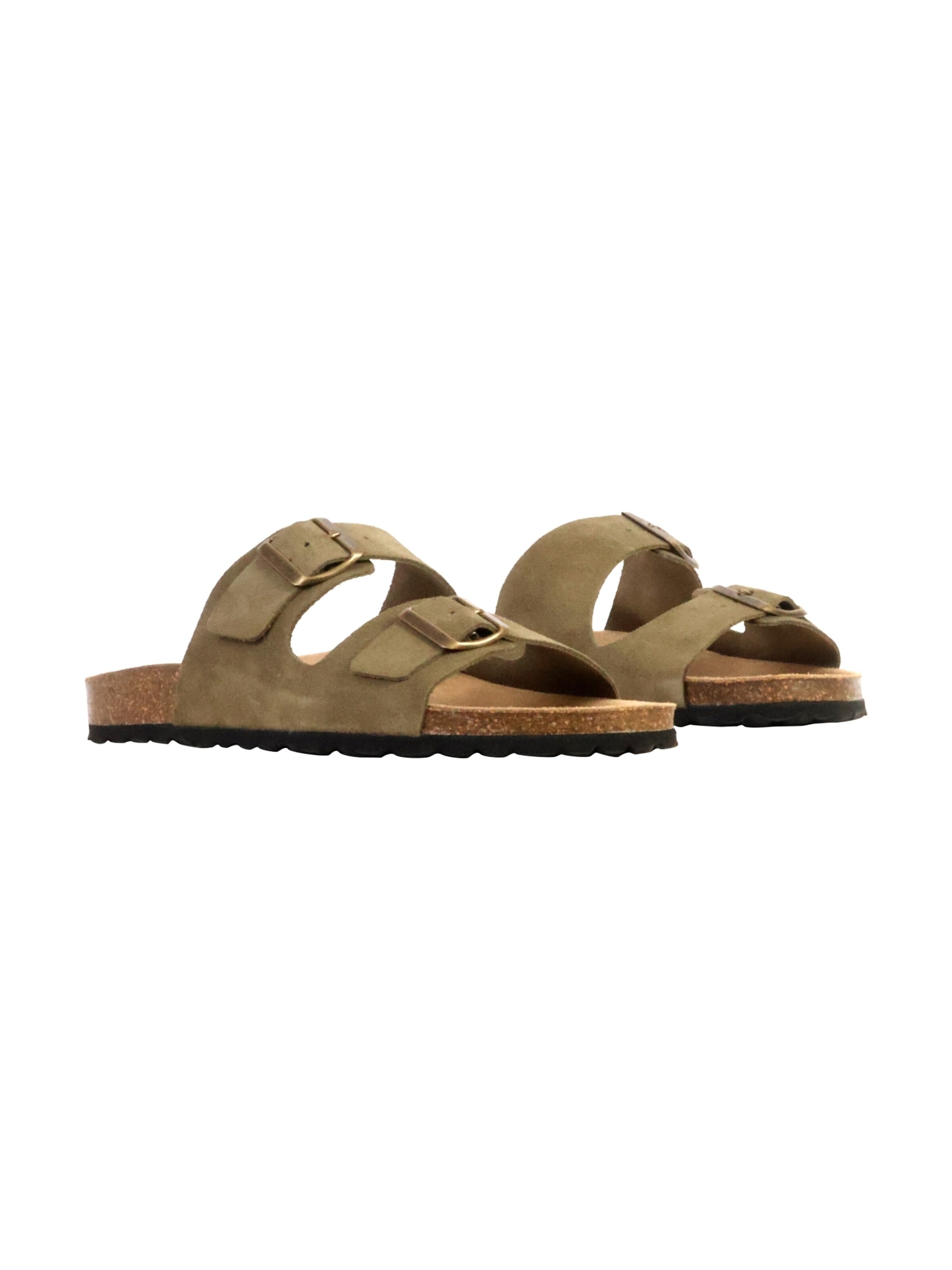 Mule 'Noga Mistral Edge Leder-Pantoletten' The Divine Factory en vert