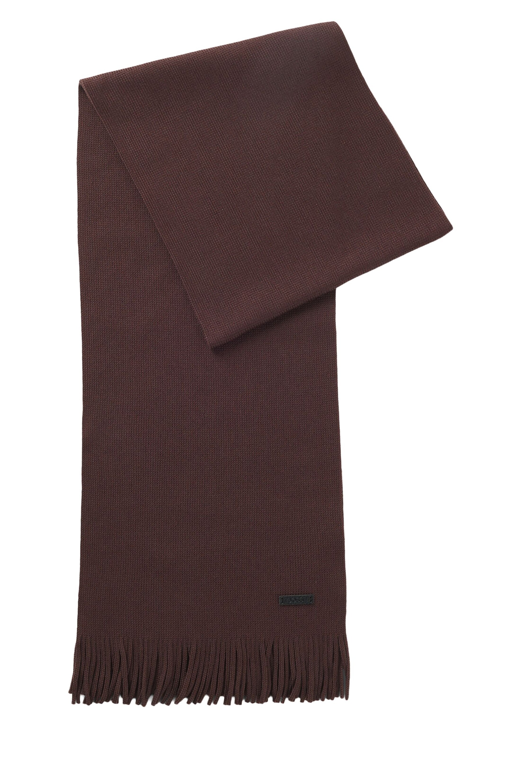 BOSS Scarf 'Albas' in Brown: front