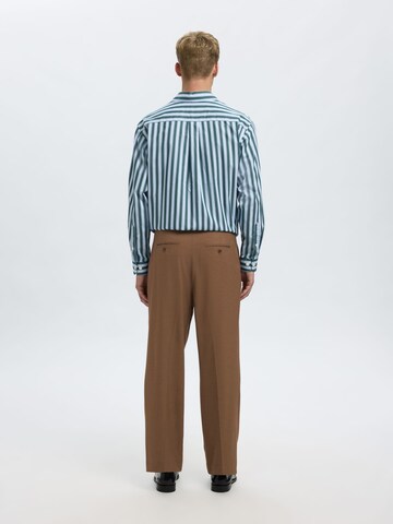 SELECTED Regular Pantalon in Bruin