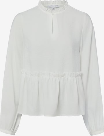 Marie Lund Bluse in Weiß: Vorderseite