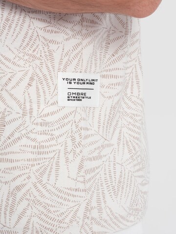 Ombre Shirt in White