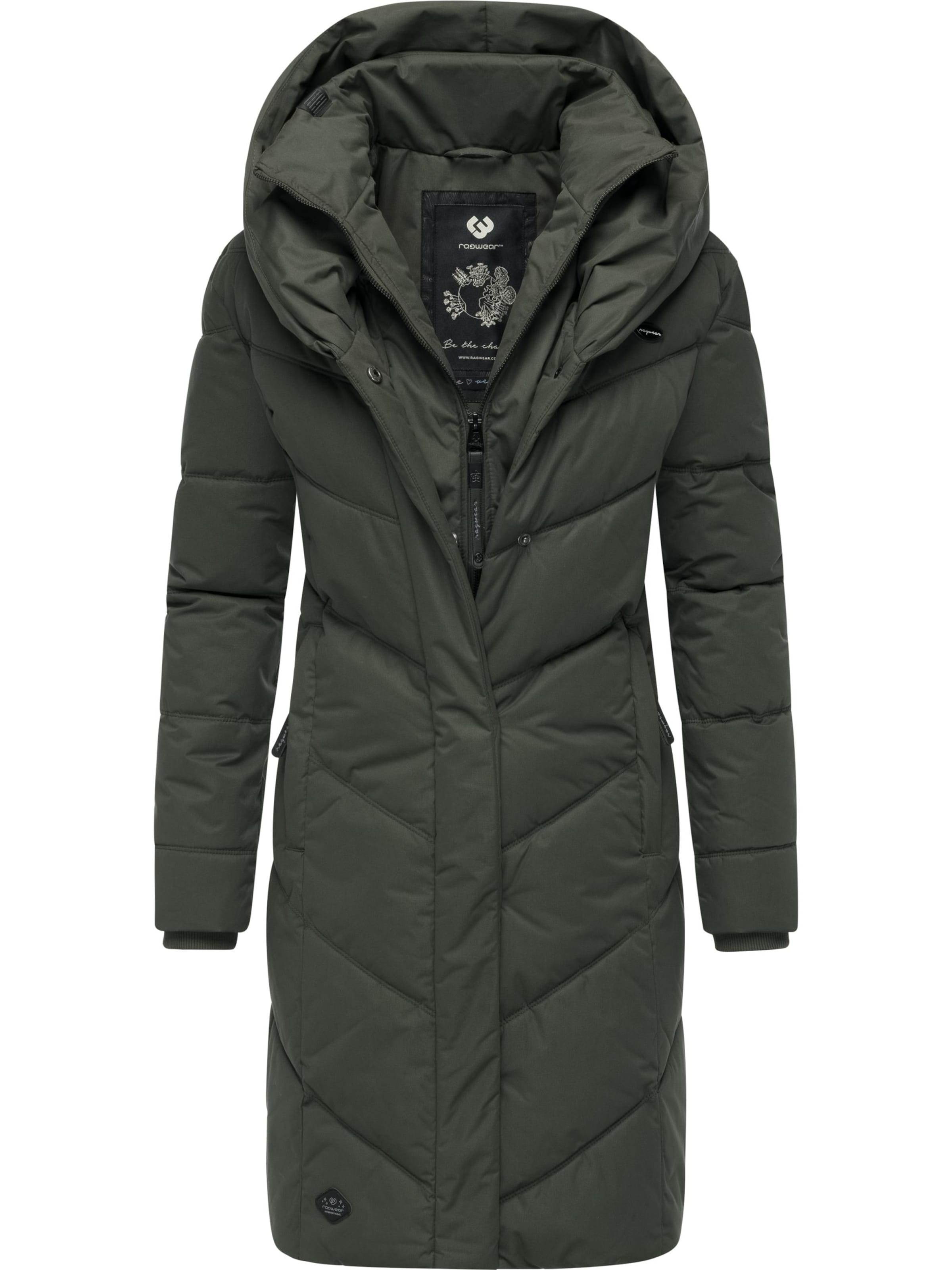 Ragwear Mantel 'Natalka' in Grün: Vorderseite