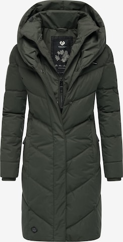 Ragwear Winter Coat 'Natalka' in Green: front