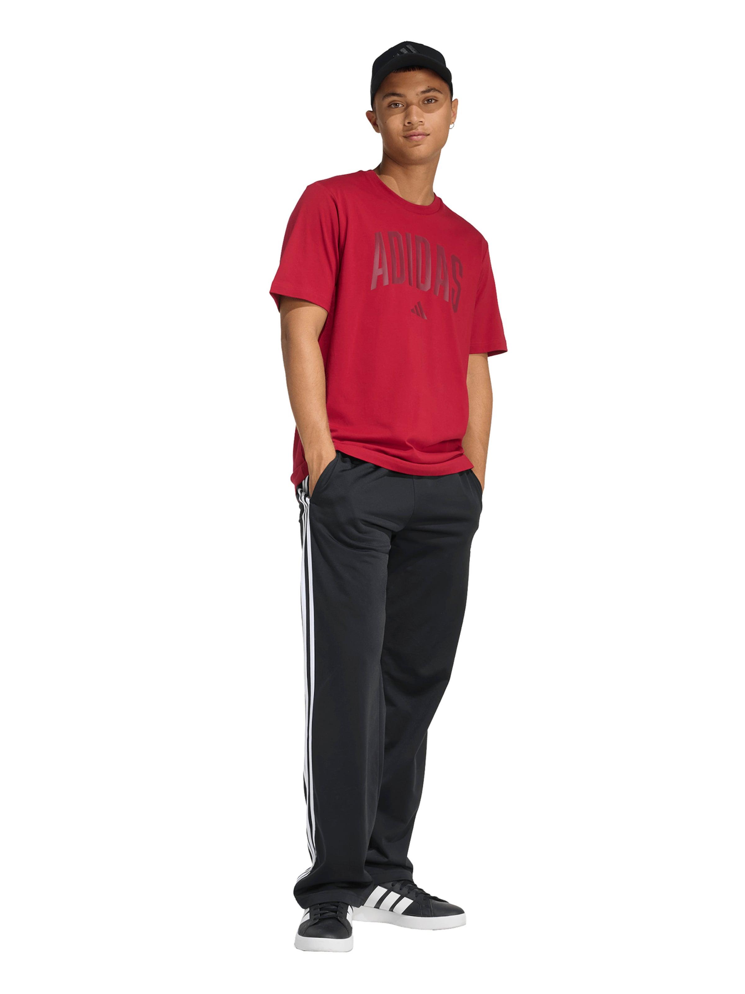 Tricou funcțional 'COLLEGIATE' de la ADIDAS SPORTSWEAR pe roșu