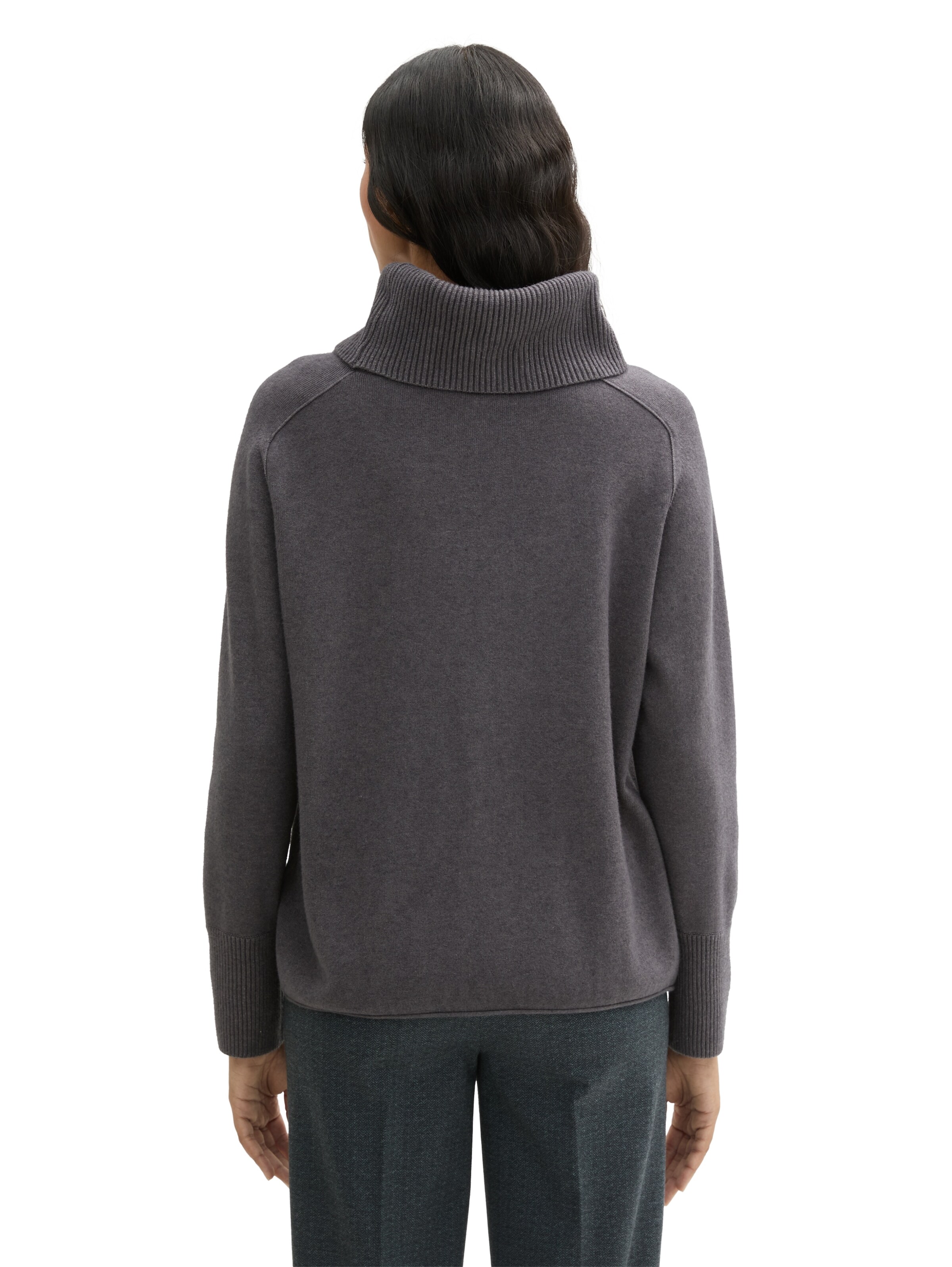 TOM TAILOR Пуловер в сиво