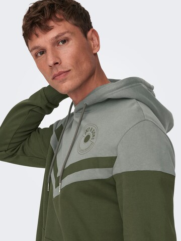 Sweat-shirt 'NEW WAGNER' Only & Sons en gris