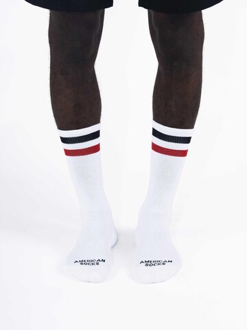 American Socks Socken 'Teenage Anarchist'‌‌‌‌‌‌ in Weiß